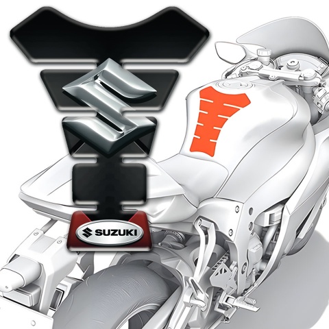 Suzuki Tank Protector Premium Quality Dark Design 