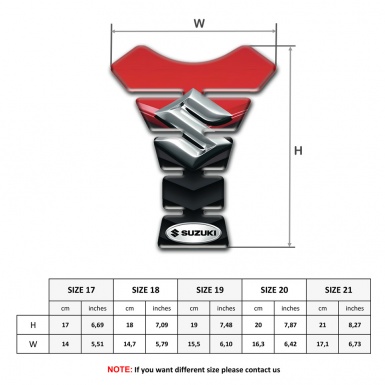 Suzuki Tank Guard Pads Anti Slip Sticker High-Quality Type 