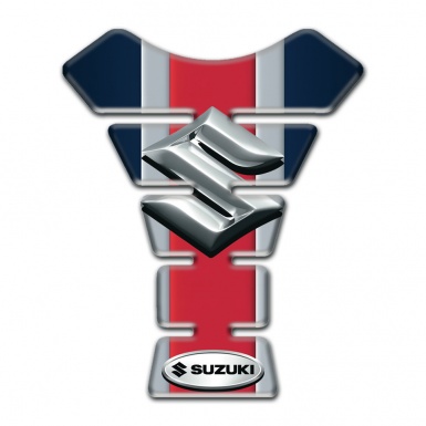 Suzuki Tank Fuse High-Quality  Model with 3D Silver logo 