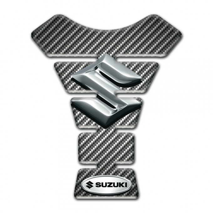 Suzuki Tank Protector Base with Classiic Carbon Design 
