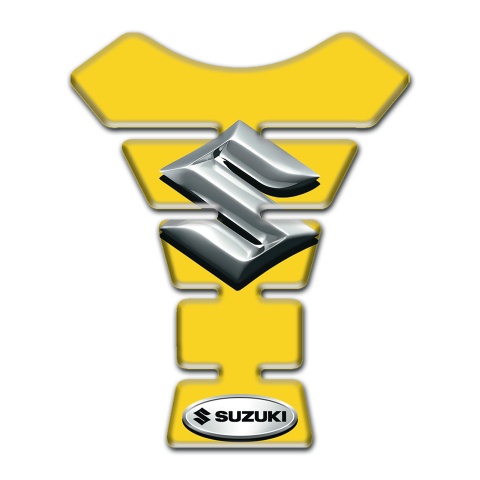 Suzuki Tank Pad Motorbike Base with Yrellow Style 