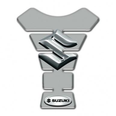 Suzuki Tank Guard Pads Base in Gray Style 