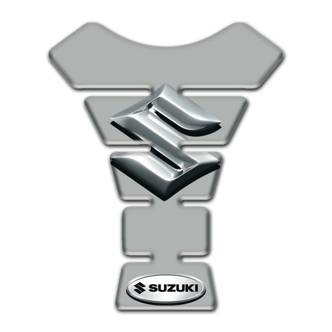 Suzuki Tank Guard Pads Base in Gray Style 