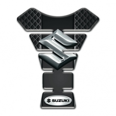 Suzuki Tank Fuse Base with Dark Mesh Effect 