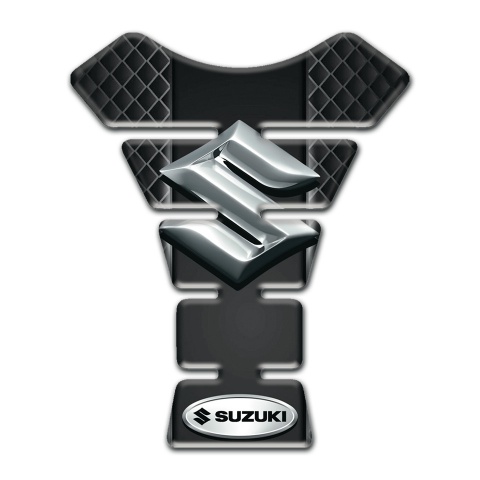 Suzuki Tank Fuse Base with Dark Mesh Effect 