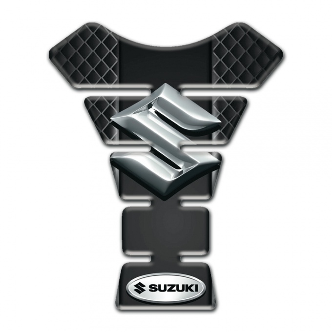 Suzuki Tank Fuse Base with Dark Mesh Effect 