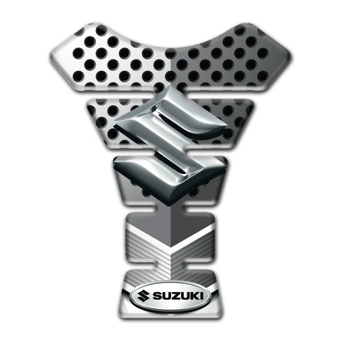 Suzuki Tank Fuse Base with Perforated White Gray Surface 
