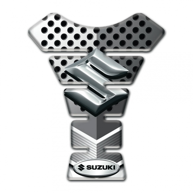 Suzuki Tank Fuse Base with Perforated White Gray Surface 