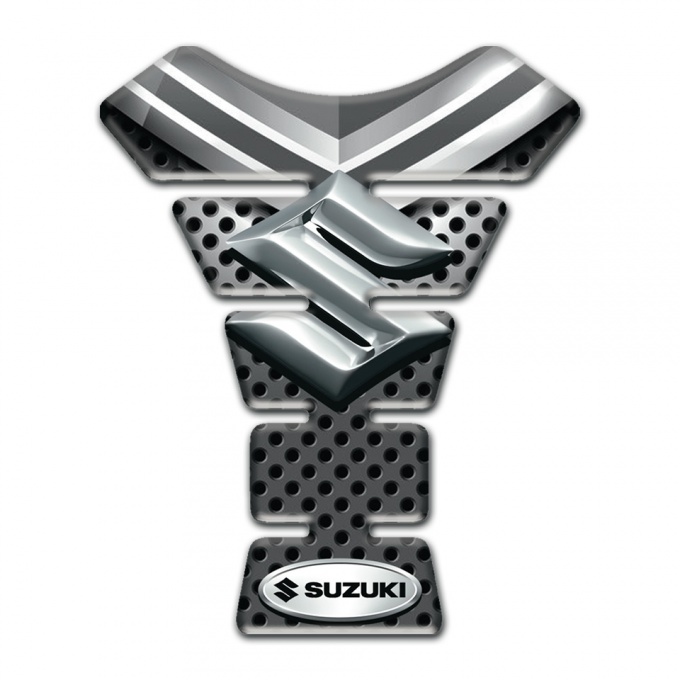 Suzuki Tank Pad Motorbike High-Quality  3D Logo Style 