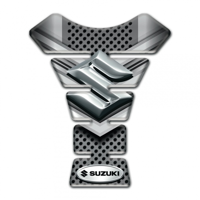 Suzuki Tank Guard Pads Model with Gray Details Design 