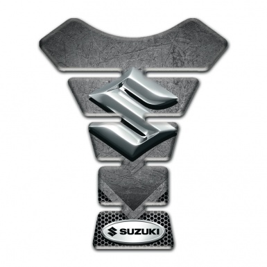 Suzuki Tank Pad Protector Model with Scratched Plate effect 