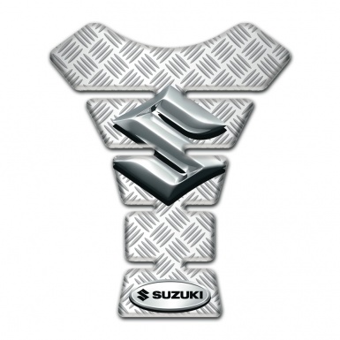 Suzuki Tank Guard Pads Model with Crossed Details 