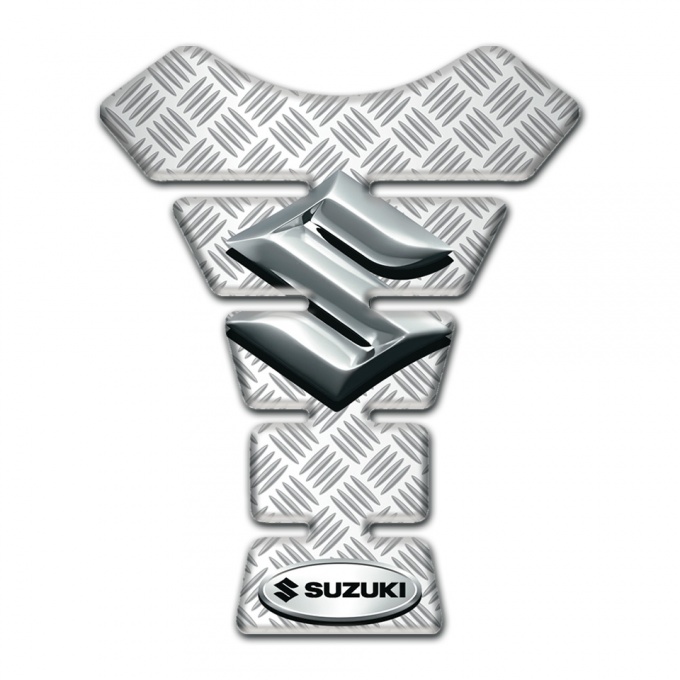 Suzuki Tank Guard Pads Model with Crossed Details 