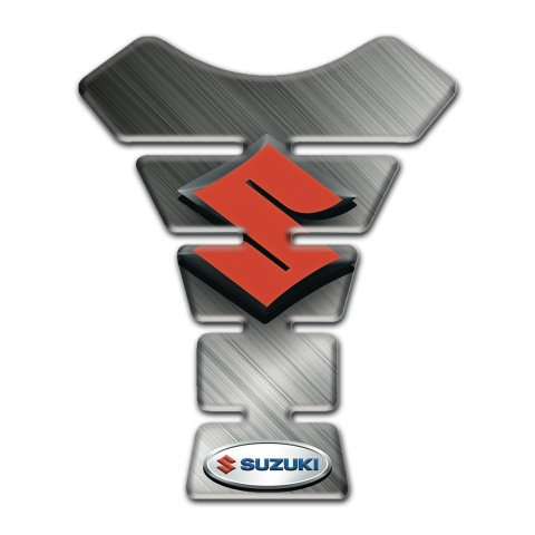 Suzuki Tank Protector Matte Surface Base and Red Logo 