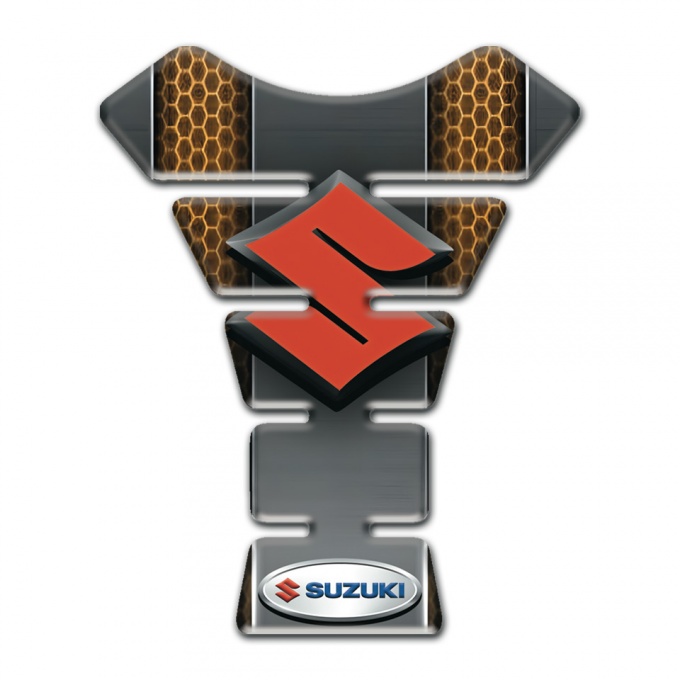 Suzuki Tank Fuse Copper Honeycomb Motive 