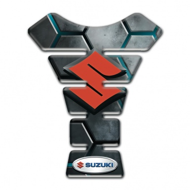 Suzuki Tank Fuse Model with Turquoise Channels Design 