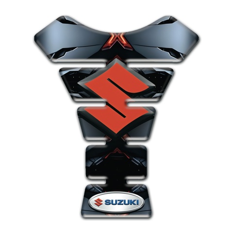 Suzuki Tank Protector Model with Torn Surface Base Effect 