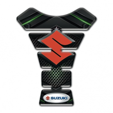 Suzuki Tank Pad Protector Model with Green Shadow Style 