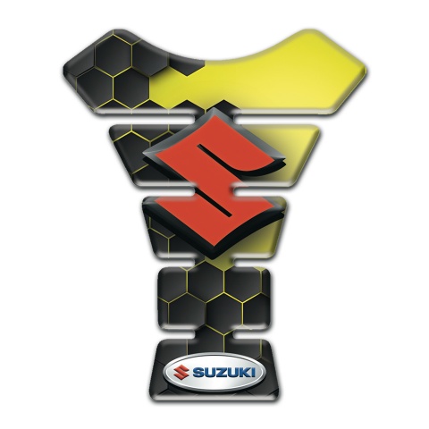 Suzuki Tank Protector High-Quality Type with Red Logo 