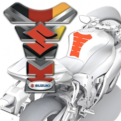Suzuki Tank Pad Motorbike Multicolored Model 