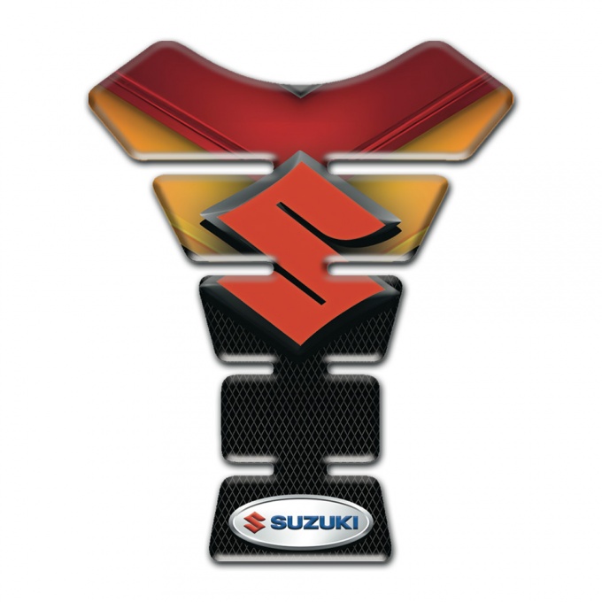 Suzuki Tank Fuse Fire Colors Motif Model 