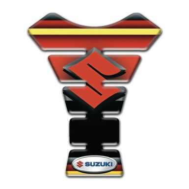 Suzuki Tank Pad Protector Colorful Vision Red Logo 