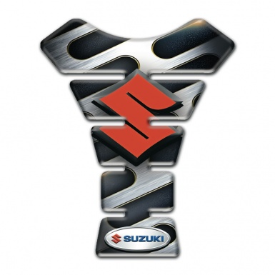 Suzuki Tank Pad Protector Model with Metal Element Design 
