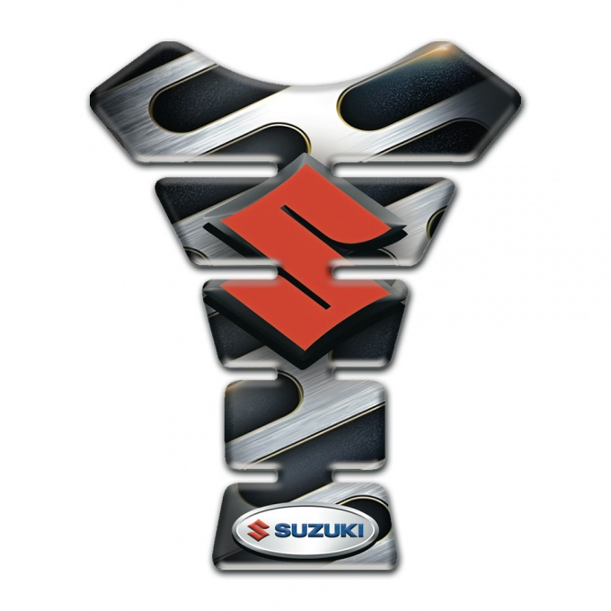 Suzuki Tank Pad Protector Model with Metal Element Design 