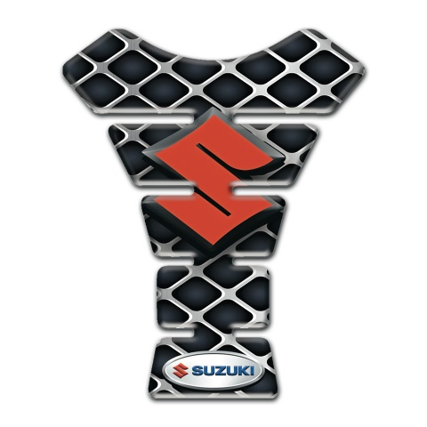 Suzuki  Tank Pad Motorbike Model with Large Grid Design 