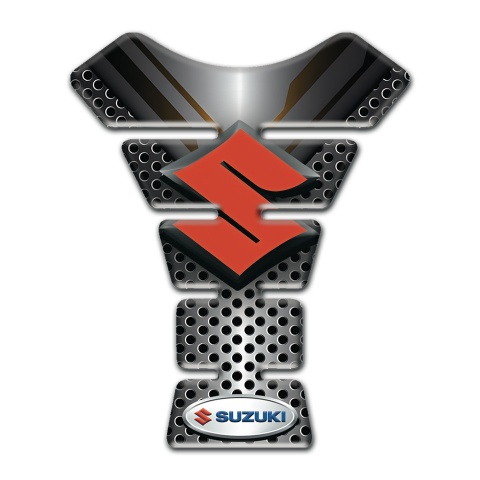 Suzuki Tank Protector Model with Orange Logo High End Design Base