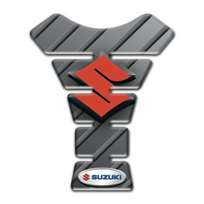 Suzuki Tank Protector Model with Stylish Gray Design 