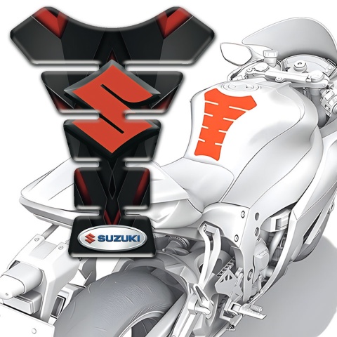 Suzuki Tank Guard Pads Motorcycle Silicone Sticker High End Style 