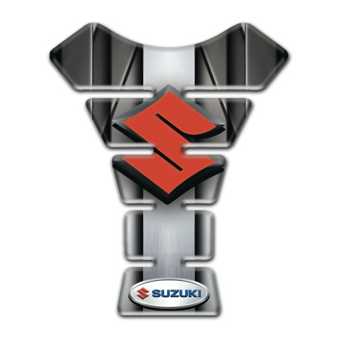 Suzuki Tank Protector Aluminium Cetral Tape Design 
