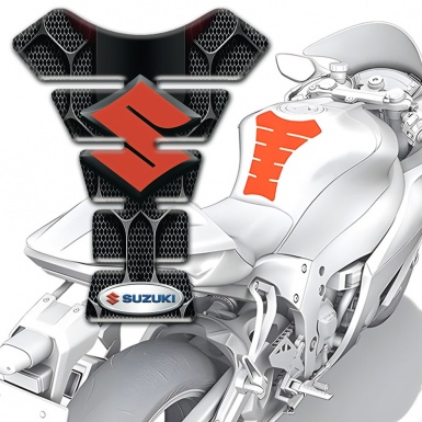 Suzuki Tank Fuse Base with 3D decoration Style 