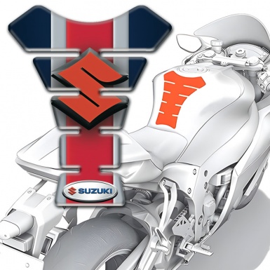 Suzuki Tank Fuse Orange Logo Style and Stylish Base Design 