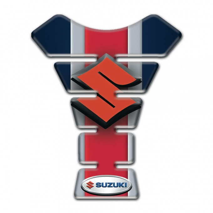 Suzuki Tank Fuse Orange Logo Style and Stylish Base Design 