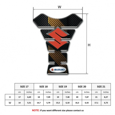 Suzuki Tank Pad Protector Stylish Vision Type 