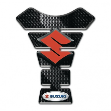 Suzuki Tank Pad Motorbike Black Gray Decoration Type 