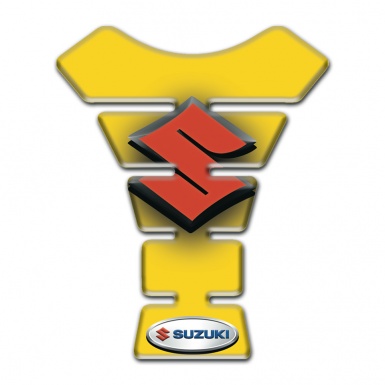 Suzuki Tank Pad Motorbike Yellow Version 