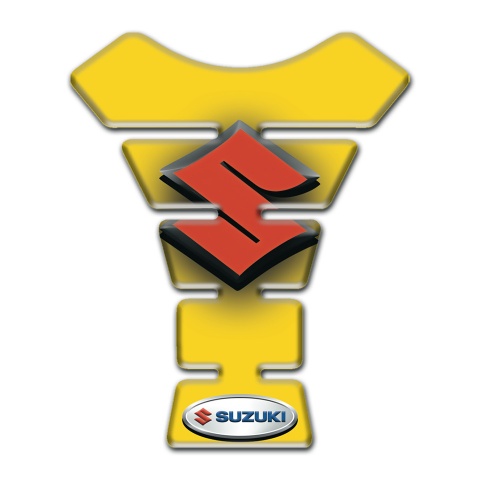 Suzuki Tank Pad Motorbike Yellow Version 