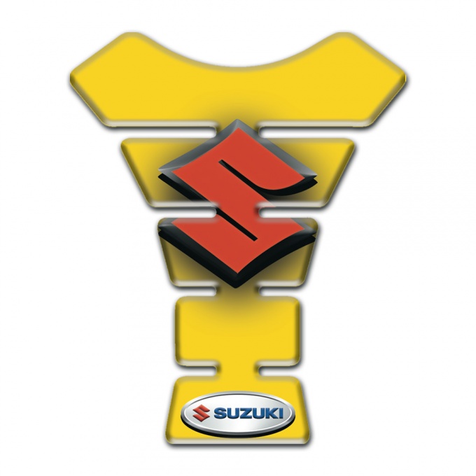 Suzuki Tank Pad Motorbike Yellow Version 