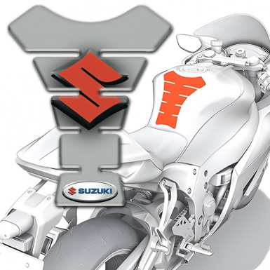 Suzuki Tank Guard Pads Gray Version 
