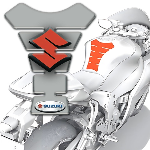Suzuki Tank Guard Pads Gray Version 