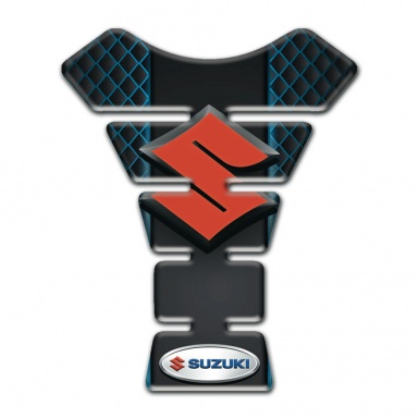 Suzuki Tank Pad Motorbike Neon Mesh effect Version 