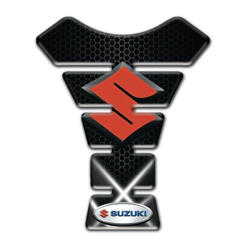 Suzuki Tank Pad Protector High-Quality White Lights effect 