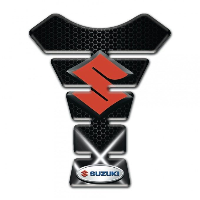 Suzuki Tank Pad Protector High-Quality White Lights effect 
