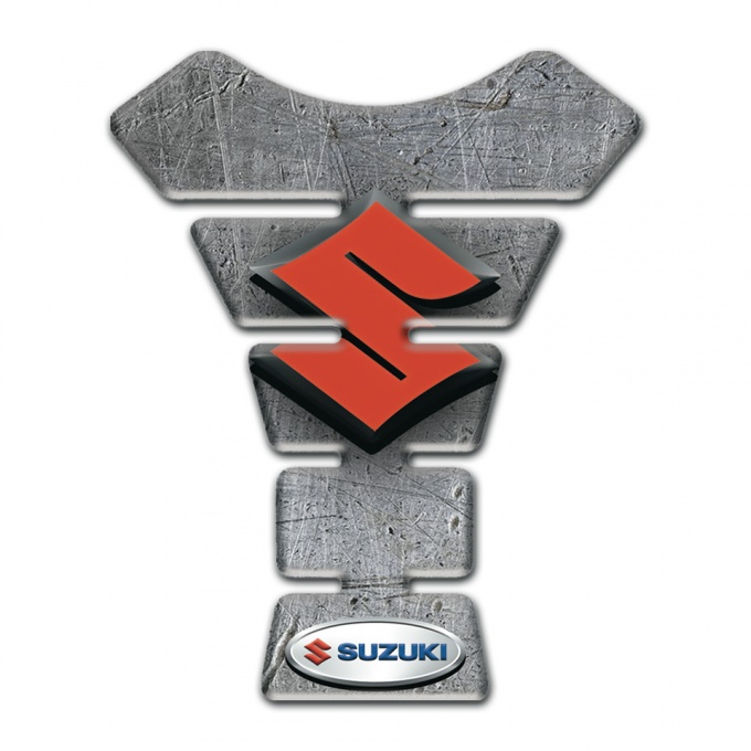 Suzuki Tank Fuse Stone effect Design Orange Logo Style 