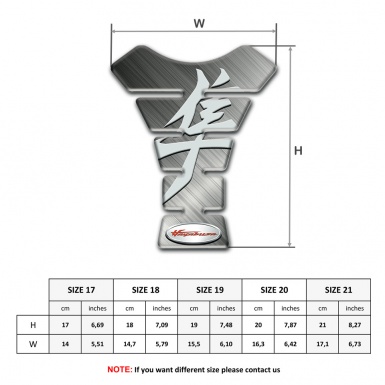 Suzuki Tank Protector matte Base Hayabusa edition 