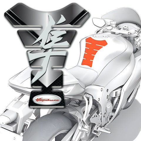 Suzuki Tank Pad Protector Metal Effect Base Hayabusa Model 