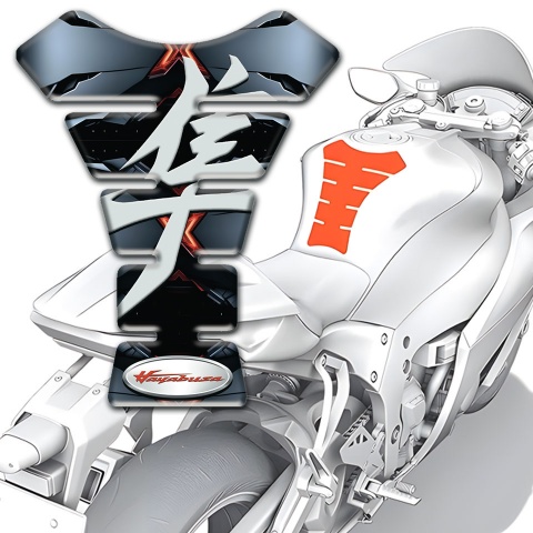 Suzuki Tank Pad Protector Torn Base Effect Hayabusa Style 